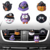 Wholesale Halloween Cute Ghost Aroma Clip Resin Car Accessories