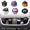 Wholesale Halloween Cute Ghost Aroma Clip Resin Car Accessories