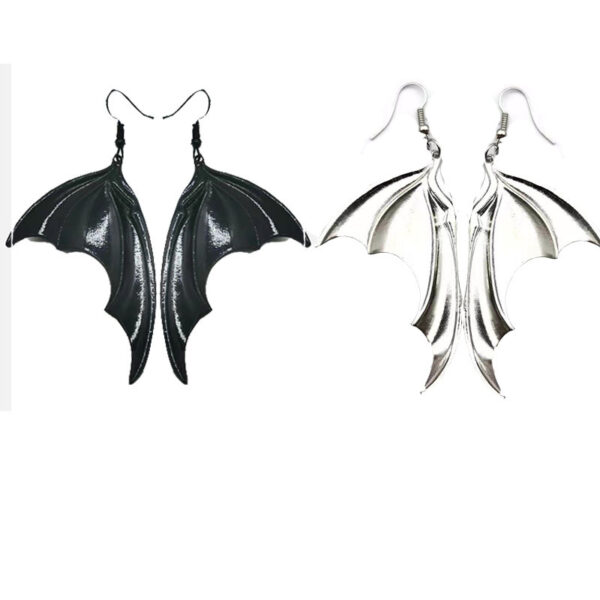 O1CN01v5sMV61POBcVXorDX_2213249061830-0-cib Wholesale Vintage Goth Theme Bat Alloy Earrings