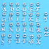 Wholesale 2CM×1CM Sterling Silver Alphabet Accessories Beads