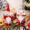 Wholesale Christmas Lantern Sign Fabric Figurine Ornaments