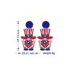 Wholesale USA Independence Day Acrylic Earrings