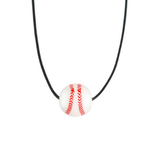 Baseball Wax Cord Necklace