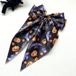 Black-bat pumpkin head