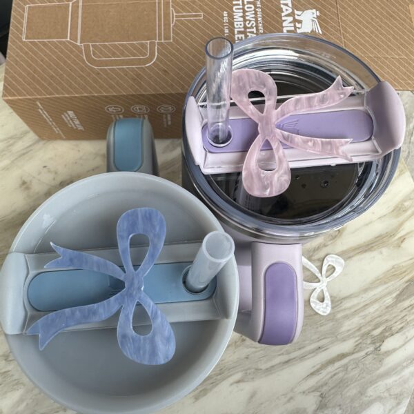 Wholesale Bow Water Ripple Tumbler Tag 40oz Ice Cup 2nd Generation Cup Lid Label