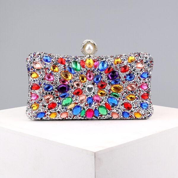 Wholesale Polyester Diamond Evening Bag