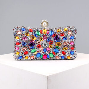 Wholesale Polyester Diamond Evening Bag