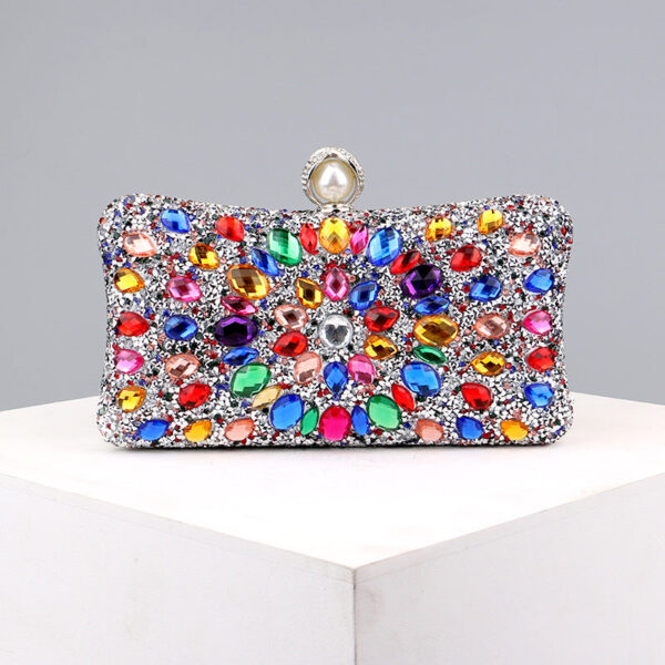 Wholesale Polyester Diamond Evening Bag