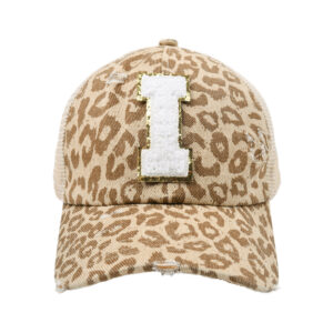 Single loophole yellow leopard print-I