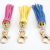 Wholesale Tassel Leather Braided Keychain