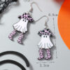 Wholesale Halloween Funny Mushroom Ghost Personality Halloween Vintage Earrings