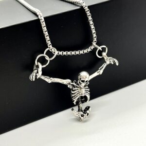 Wholesale Vintage Skull Halloween Necklace