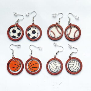 O1CN01vFuUq61ZFcMLsBzpP_1794553165-0-cib Wholesale Football World Cup Baseball Football Basketball Tennis Volleyball Wooden Ring Earrings