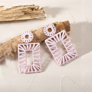 22052907-Pink / Rattan