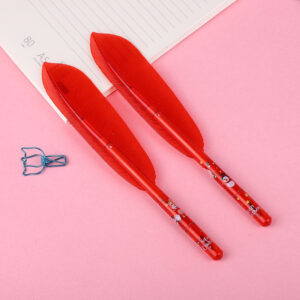 0.5mm / Feather Gel Pen [Red Christmas]]