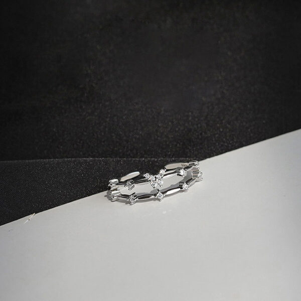 Wholesale Butterfly Double Layer Sterling Silver Rings