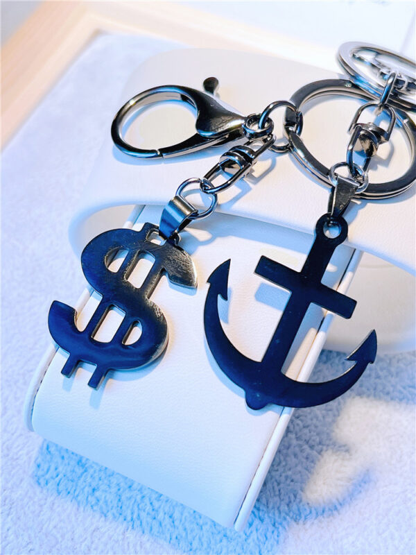Wholesale Stainless Steel Anchor Creative Key Chain