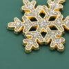Wholesale Design New Year's Snowflake Earrings