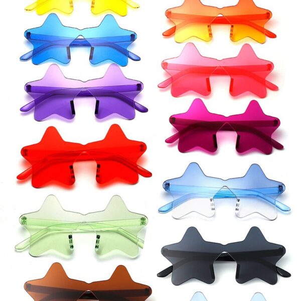 Wholesale PC Star Sunglasses Integrated Frameless Sunglasses