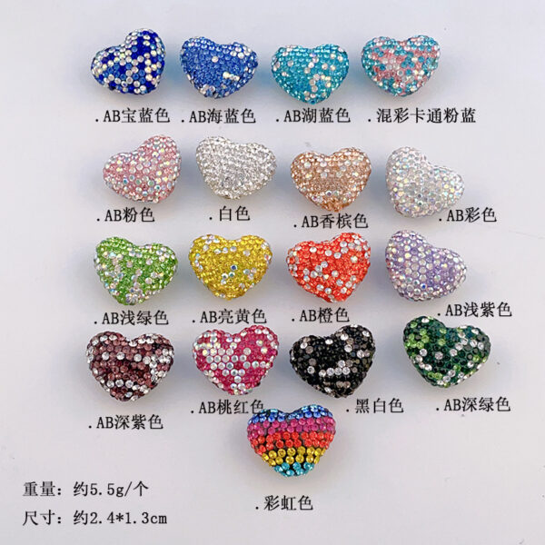 O1CN01vLzCEm1Ddxuvlro5t_2491030240-0-cib Wholesale Christmas Heart Shaped Colorful Clay Beads