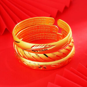 Wholesale Copper Gypsophila Opening Bracelet