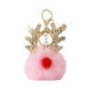 O1CN01vMqKhD274LqJQZr4k_2216025637743-0-cib Wholesale Christmas Antler Plush Ball Keychain