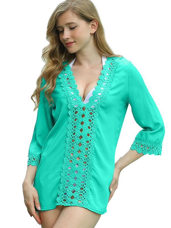 O1CN01vN7nqR1DAeZOAVdSm_2215388450176-0-cib Wholesale Crochet Cutout Beach Swimwear Cover Up