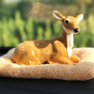 Sika Deer-Yellow Cushion