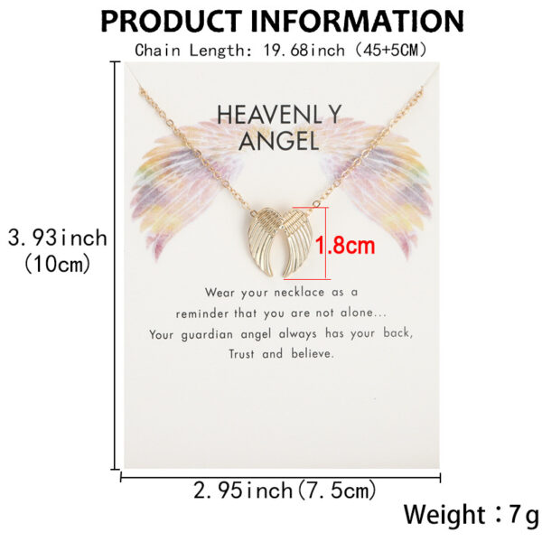 Wholesale Angel Wings Alloy Necklaces