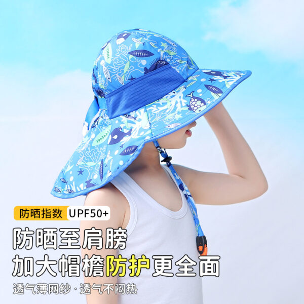 O1CN01vQrKoq1JInW2JbprP_3532311006-0-cib Wholesale large eaves decor Nylon Children's Fisherman Hat