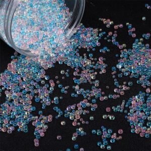 Pink white blue series / No hole diameter 2-3.5mm 30 g/bag