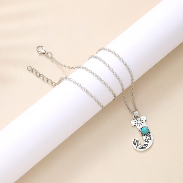 Wholesale Alloy Western Style English Letter Necklace