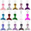 Wholesale PET Sequin Mermaid Tail Keychain