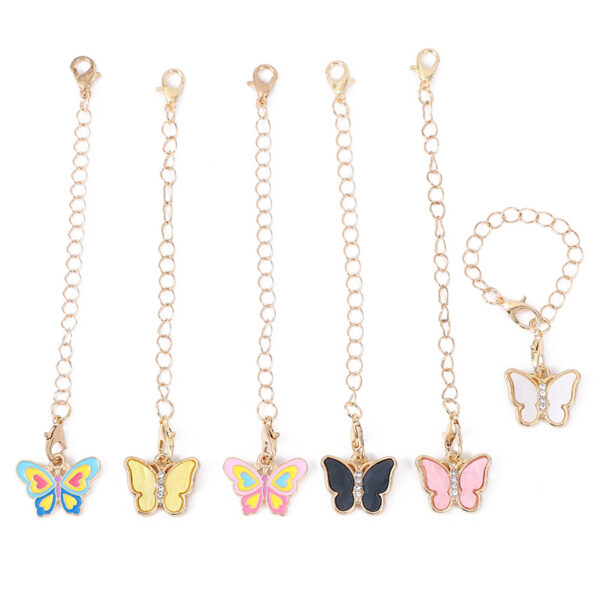 O1CN01vTXhou2L8NmVZ9xqF_2216243369647-0-cib Wholesale Cute Butterfly Chain with Lobster Clasp Pendant Cup Accessories