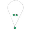 Wholesale St. Patrick's Day Lucky Shamrock Earrings Necklace Set