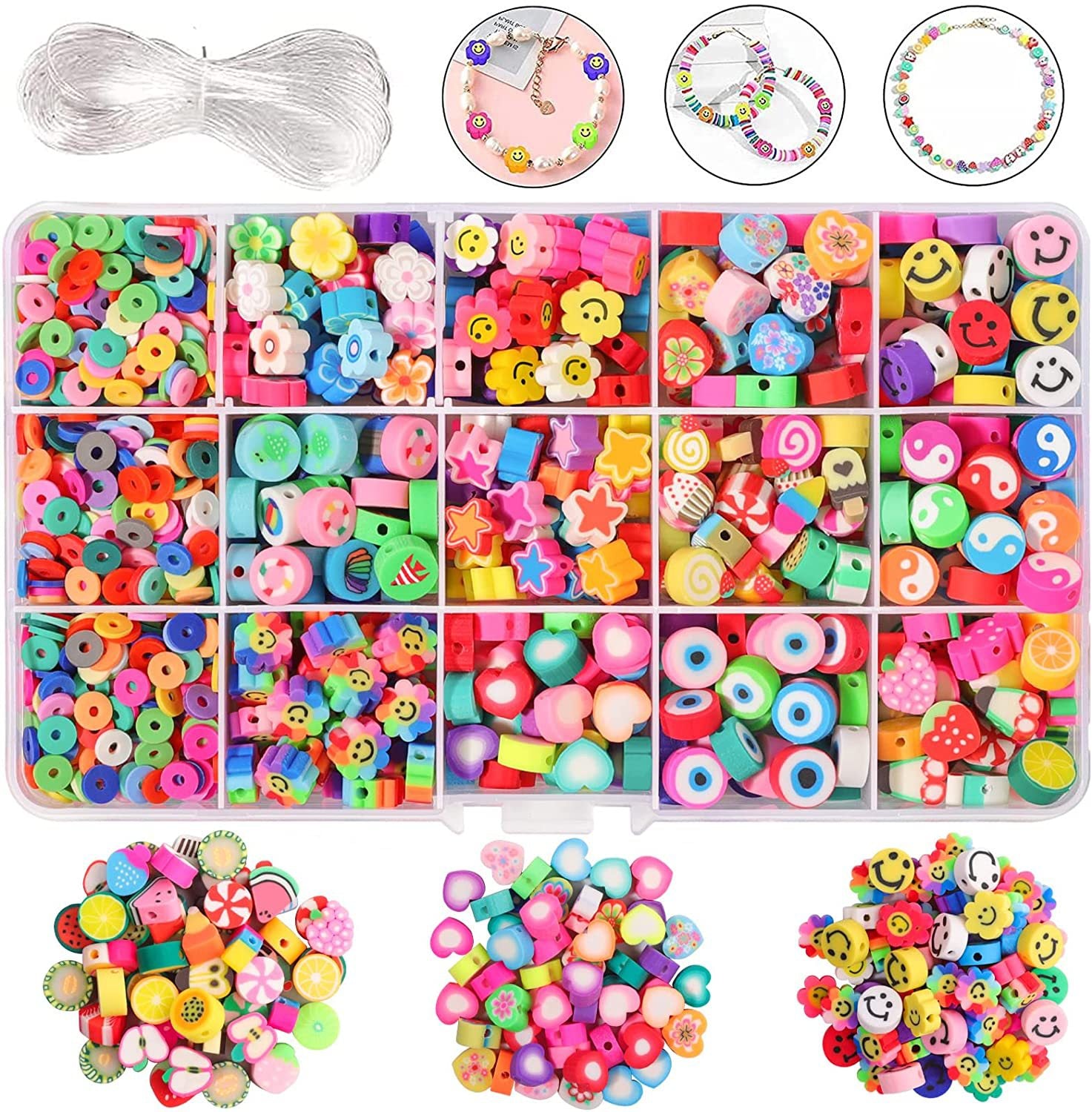 Wholesale 6*10mm Bracelet Aessories Smoky Beads