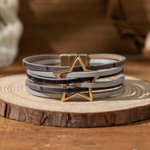 25120505-grey / Leather