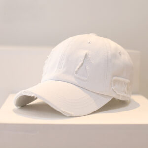 Ripped duck tongue-White / Adjustable