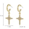 O1CN01vXdnN228eML2HlXR8_2612337957-0-cib Wholesale Cross Full Diamond C Shape Metal Earrings