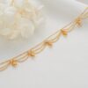 Wholesale Multi-layer 14K Gold DIY Tassel Pearl Necklace Clavicle Chain