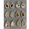 Wholesale Gemstone Inlaid Horse Hair Earrings