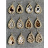 Wholesale Gemstone Inlaid Horse Hair Earrings