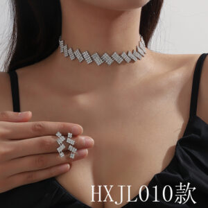 HXJL010 silver white drill / silver plating