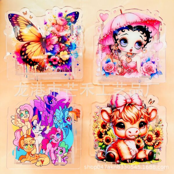 Wholesale 10cm Cartoon DIY Acrylic Pen Holder OLY Exclusive