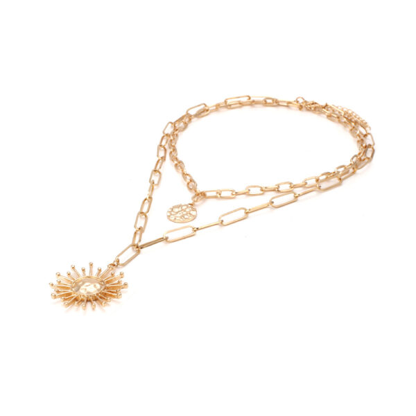 O1CN01vZmVmQ2JjMFOmkjyM_3025409457-0-cib Wholesale Alloy Folding Sun Necklace Suit