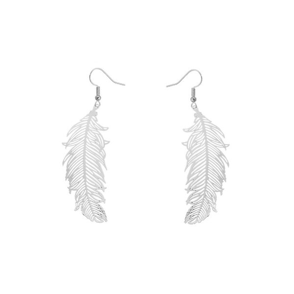 Wholesale Hot Selling Leaf Computer Piece Ear Creative Atmosphere Niche Drop Earrings