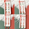 Wholesale Christmas Cartoon Elk Cane Christmas Tree Alloy Stud Earrings Set