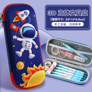 3D Red Flag Astronaut