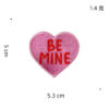 Wholesale DIY Embroidery Patch Heart Patch Colorful Hat Clothes Patch FS