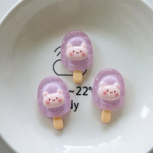 Purple ice cream-transparent